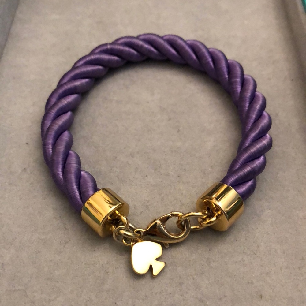 RESERVED Kate Spade Purple Rope Bracelet